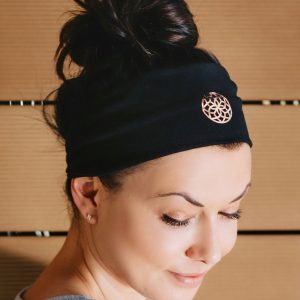 Wąska przepaska na  włosy ASANA Joga Piękna