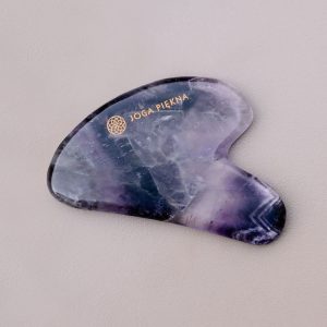 Kamień GuaSha ametyst 100% naturalny