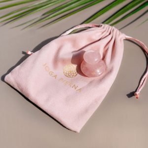 Modelujący masażer  Grzybek z kwarcu różowego