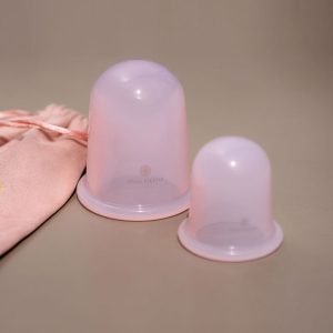Bańki chińskie silikonowe do masażu ciała różowe | 2 sztuki