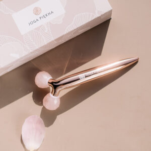 Masażer 3D z różowym kwarcem do liftingu twarzy - Joga Piekna