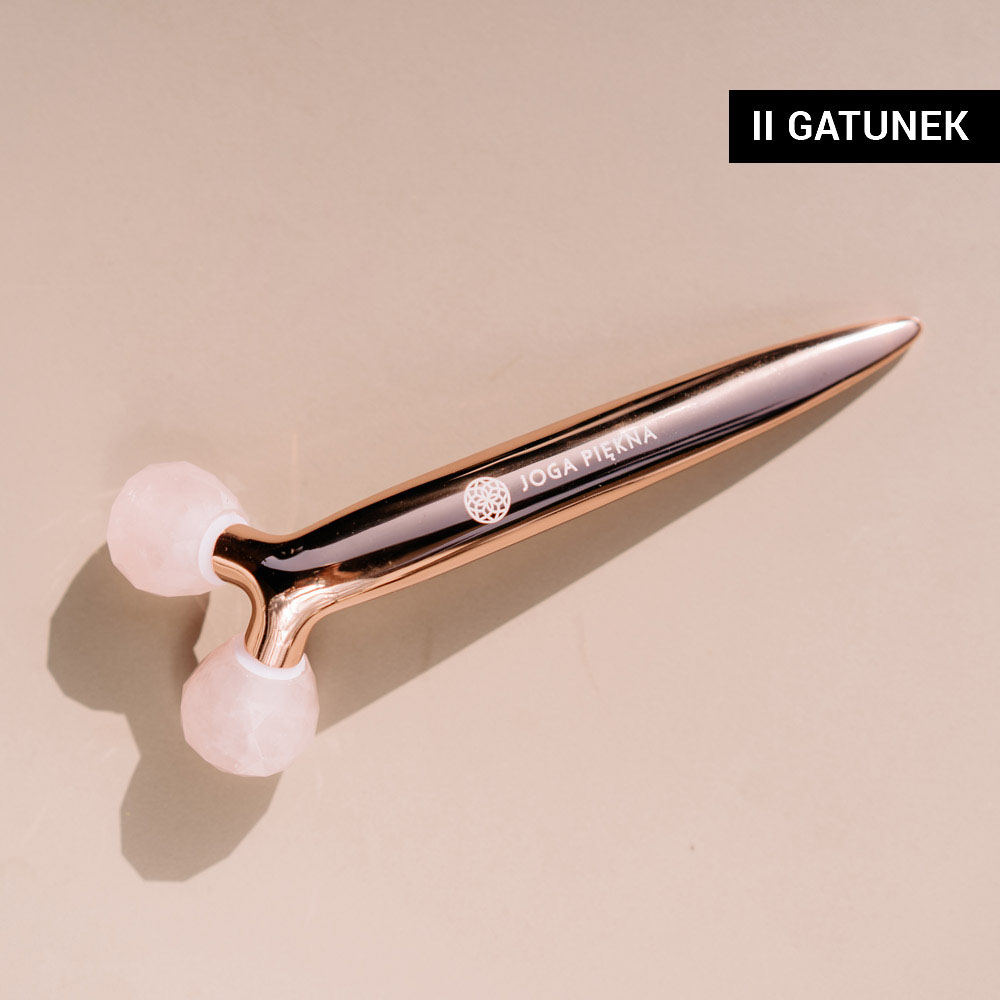 Masażer 3D z różowym kwarcem do liftingu twarzy - Joga Piekna