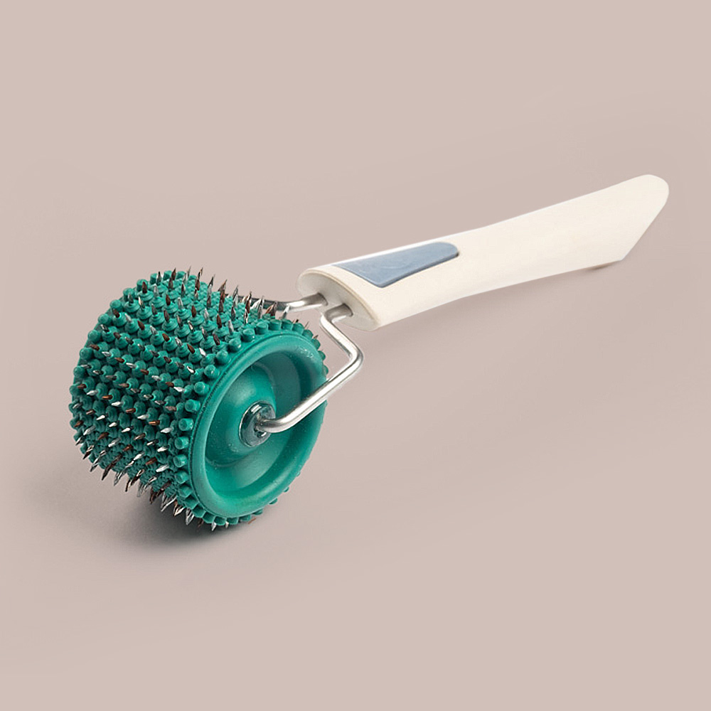 Masażer wałek wieloigłowy do masażu twarzy • szyi • dekoltu