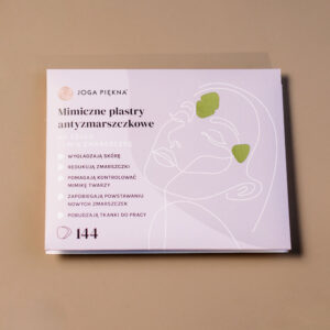 Plastry mimiczne Joga Piękna trójkątne •na czoło i lwia zmarszczkę • 144 sztuki