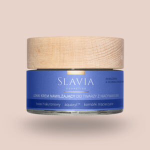 Dzienny Krem Nawilżający Slavia Cosmetics • Ochroną Przed Promieniowaniem IR • 50 ml