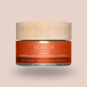 Świetlista Pielęgnacja • Krem Rozświetlająco-Ujędrniający z Aktywną Witaminą C 3% Slavia Cosmetics • 50 ml