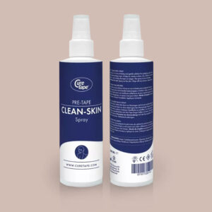 CureTape Pre-Taping Clean Skin - Spray do dezynfekcji skóry przed tejpowaniem (70% alkoholu)